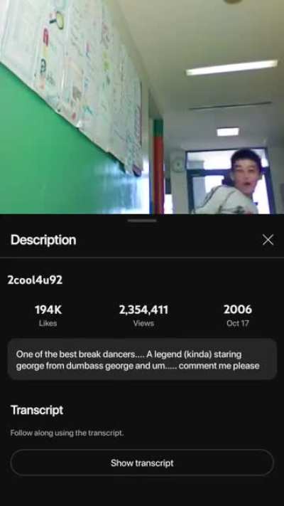 🚨 13 years old Joji posted a video of himself breakdancing 19 years ago today