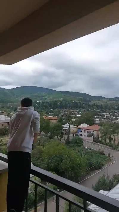 Azerbaijan is shelling Stepakanakert! Video from the local residents