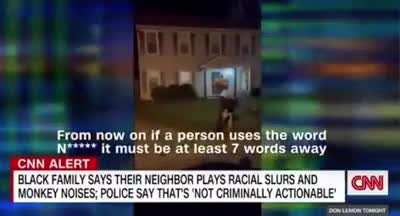 Neighbor installs motion sensors that play racist audio after a Black family moves in.