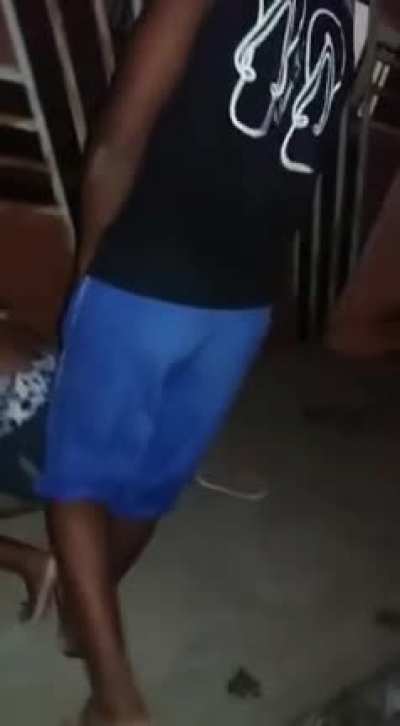 Fighting with the mistress but forgot the bra