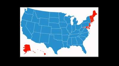 Every time you refresh the Google election map