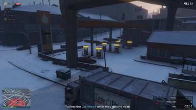 How to blow up the gas station with just guns