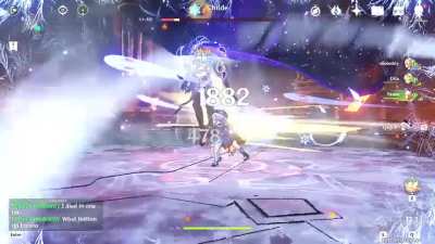 My Qiqi finally did it. 19k burst damage!
