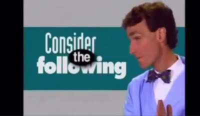Consider it