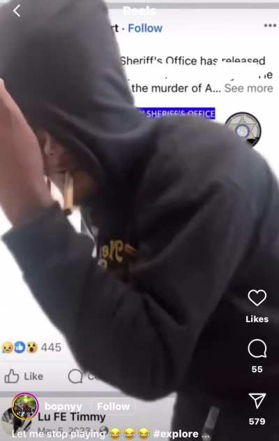 BopNy (Augusta ga) trolling the feds while being on the run for murder