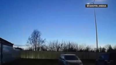 Footage of the Russian Jet crashing in Irkutsk Oblast, Russia.