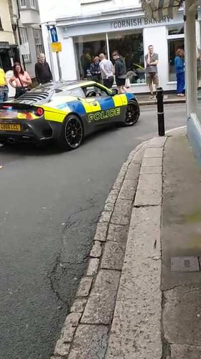 You're NOT going to outrun the cops in Fowey, Cornwall.