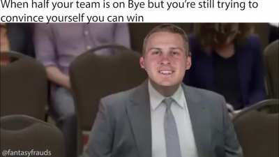 I’m legit projected 70 points…