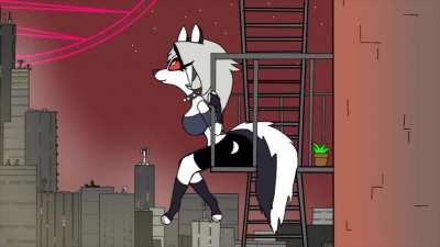 Loona watching the stars