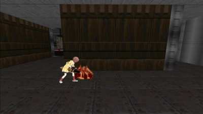 POV: You are DOOM monster and Korone chainsaws you