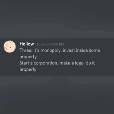 Money game pt.2 but it’s a discord conversation
