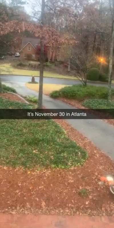 This is a first and I think school is getting cancelled