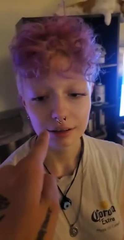 He has requested that y'all know he was in the middle of dyeing his hair