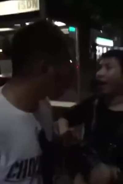 Let me hit this guys jaw a couple times