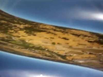 Camera falls from a plane