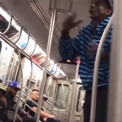 Old Guy with Fast Hands. Fight starts at 1:02