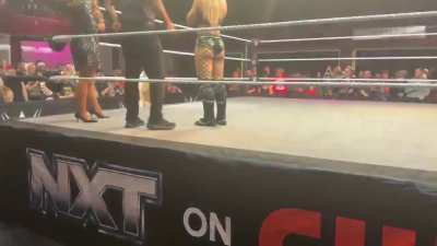 Fan videos from NXT show 11/13/2025