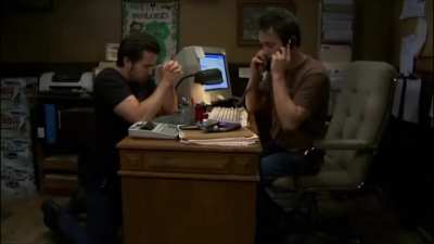 Guessing a radio talk show answer (It's always Sunny in Philadelphia)