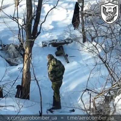 Russian Igla MANPAD destroyed by drone operator from the 30th Mechanized Brigade (Published on 24/Jan/2024)