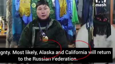 Siberian shaman ‘Artur Tsybikov’ predicts liberation of California and Alaska