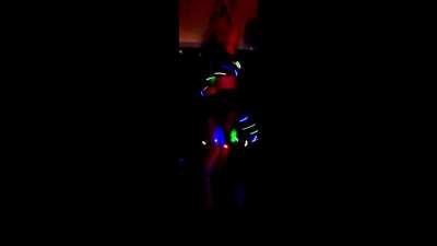 I love to do spins and  try out my fastspin with lights.