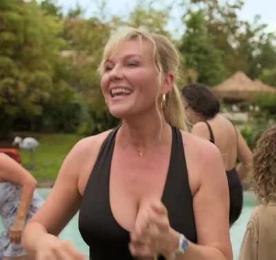 Kirsten in a bathing suit