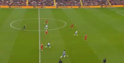 Lamptey destroying Andy Robertson
