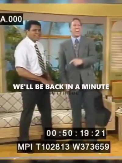 When Muhammad Ali didn't hesitate even once on LIVE TV