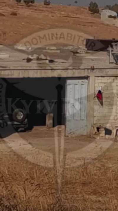 GUR MO UA posted a video of an attack on . . . a Syrian base.