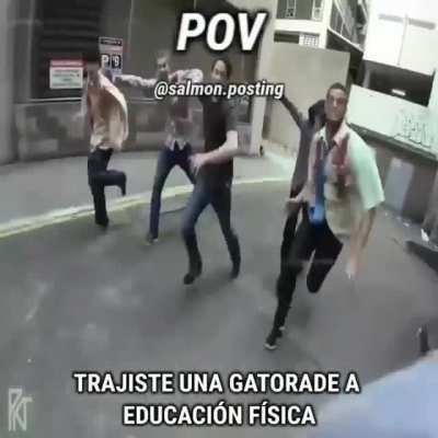 Igual nadie tenía tanta plata para comprarse una Gatorade