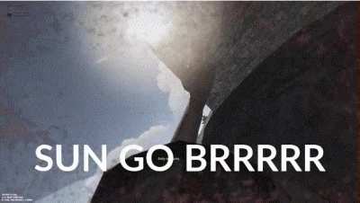 The sun really do go brrrr tho -_-