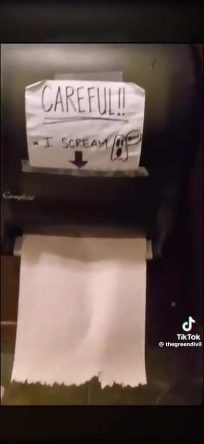 CAREFUL!! I SCREAM 👻