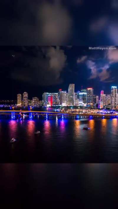🇺🇲 245 years of independence!! My all time favorite place to watch the fireworks in Miami is at Bayfront Bayside park. But unfortunately there will be no show in Bayside tonight for the second year in a row. Luckily I perfectly captured the last one that 