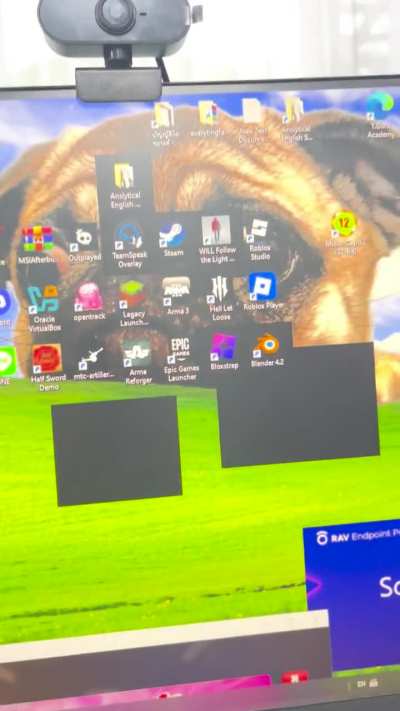 Why does my PC look like this after I installed MSI Afterburner?