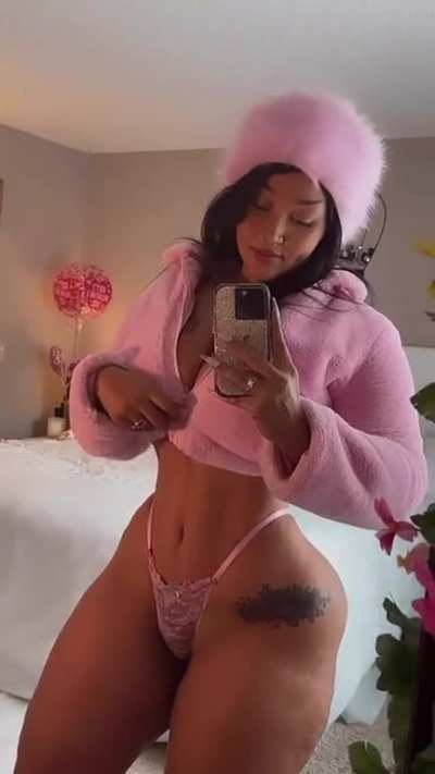 Pink front view