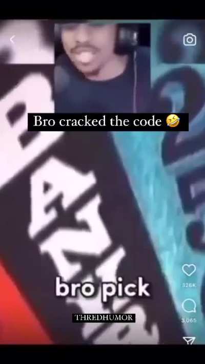 He cracked the code