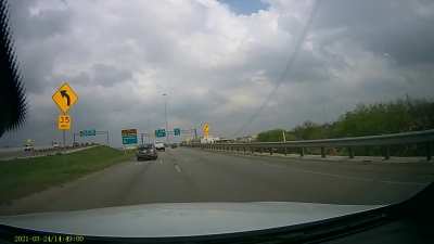 I probably should have seen that last lane change happen...