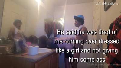 Your dealer fucked your virgin Boyhole part 2 (BBC Sissy Caption)
