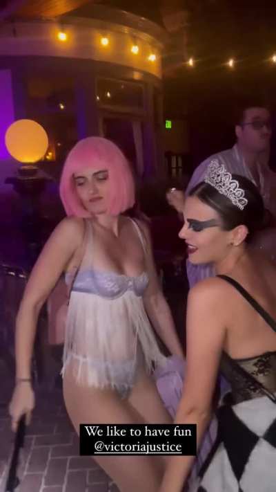 Having some fun at a Halloween party the other night