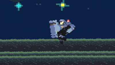More work in progress on protoman vs enforcer (Sprite Animation)