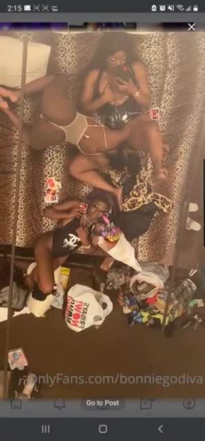 I guess she is getting ate