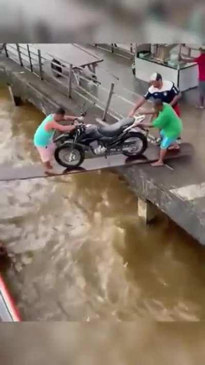 Idiots with a bike