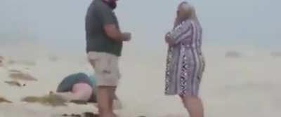 She had one job!