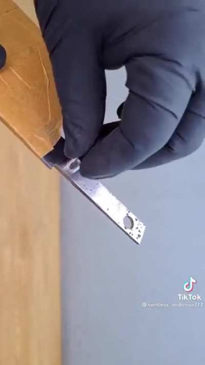 Restoring an old knife