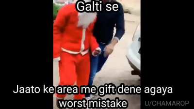 Jaato ne maa chodh di Santa ki 💪