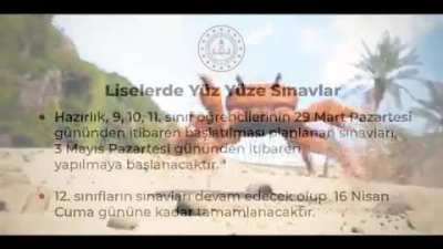 Sınavlar are gone!