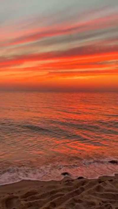 There is nothing more wonderful than sunset with the sea