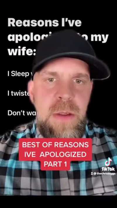 Apologizing to the wife