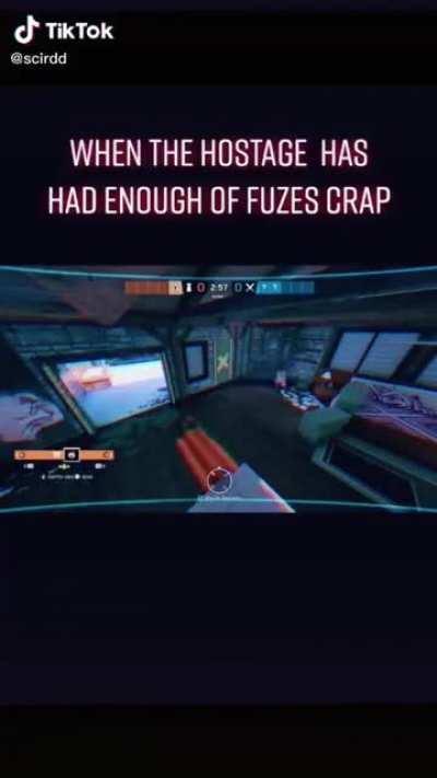 Hostage had enough