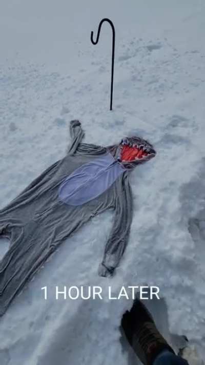 Freezing your pajamas